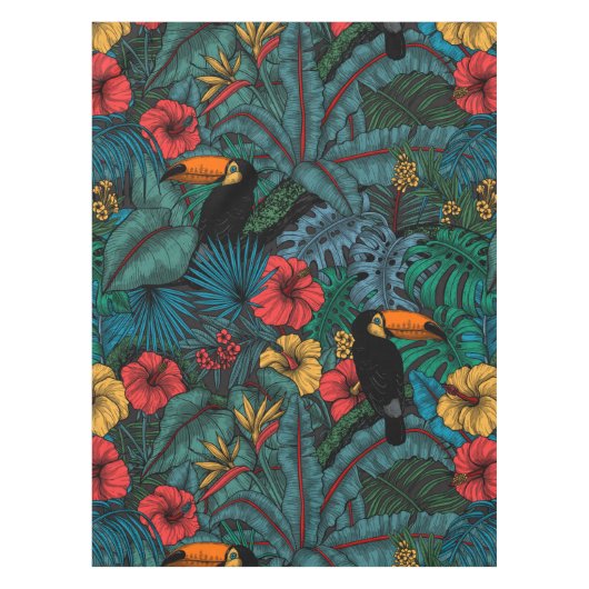 Toucan Garden Tischdecke (Vorderseite)