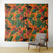 Toucan Garden Wandteppich (Beispiel (Horizontal))