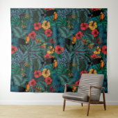 Toucan Garden Wandteppich (Beispiel (Horizontal))