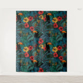 Toucan Garden Wandteppich (Vorderseite)