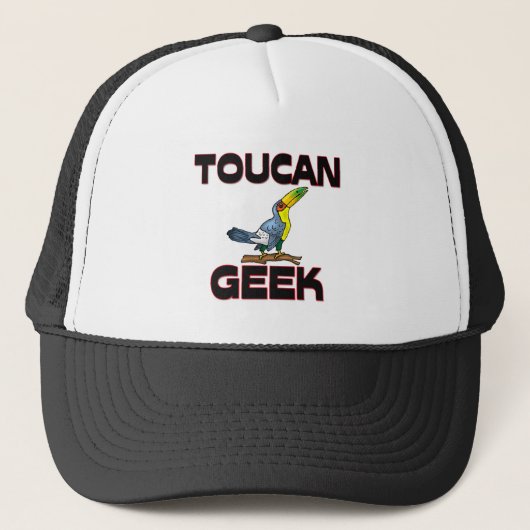 Toucan Geek Truckerkappe (Vorderseite)