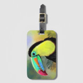 Toucan Gepäck Tag Toco Bird Gepäckanhänger (Vorderseite Vertikal)