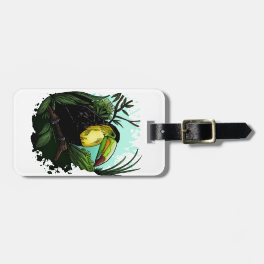 Toucan Gepäckanhänger (Vorderseite horizontal)