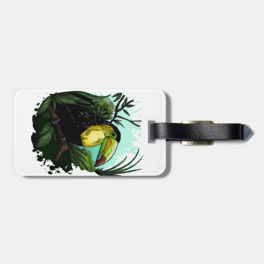Toucan Gepäckanhänger (Rückseite horizontal)