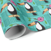 Toucan Geschenk-Verpackung Geschenkpapier (Rolleneckpunkt)