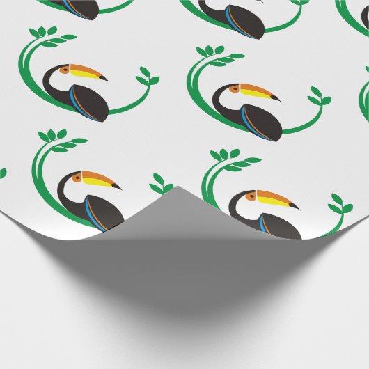 Toucan Geschenkpapier (Ecke)