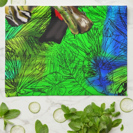 Toucan - geschirrtuch (Gefaltet)