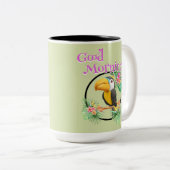 Toucan Good Morning Zweifarbige Tasse (VorderseiteRechts)