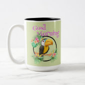 Toucan Good Morning Zweifarbige Tasse (Links)