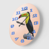 Toucan Große Wanduhr (Winkel)