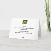 Toucan Gruß-Karte Karte (Rückseite)