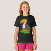 Toucan Halloween Zombie T-Shirt (Vorne ganz)