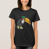 Toucan Ice skating Ice skates T-Shirt (Vorderseite)