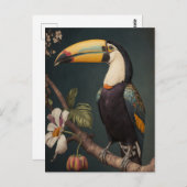 Toucan in Forest Postcard Postkarte (Vorne/Hinten)