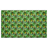 Toucan in grünem Amazonas-Gebiet Regenwald Stoff (Fat Quarter (45,7 x 55,9 cm))