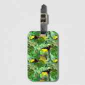 Toucan in grünem Amazonien Regenwald Gepäckanhänger (Vorderseite Vertikal)