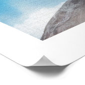 Toucan in misty air poster (Ecke)