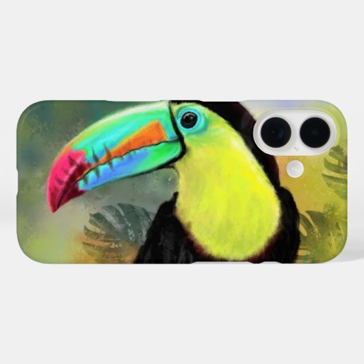 Toucan iPhone Case (Rückseite (Horizontal))