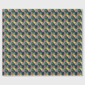 Toucan Jungle Geschenkpapier (Flach)