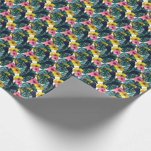 Toucan Jungle Geschenkpapier (Ecke)