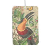 Toucan Jungle Tropical Bird Beautiful Antique Autolufterfrischer (Vorderseite)