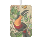Toucan Jungle Tropical Bird Beautiful Antique Autolufterfrischer (Rückseite)