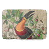 Toucan Jungle Tropical Bird Beautiful Antique Badematte (Vorderseite)
