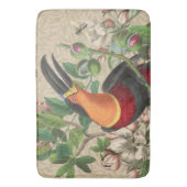 Toucan Jungle Tropical Bird Beautiful Antique Badematte (Vorderseite Vertikal)
