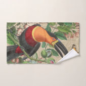 Toucan Jungle Tropical Bird Beautiful Antique Badhandtuch Set (Handtuch)