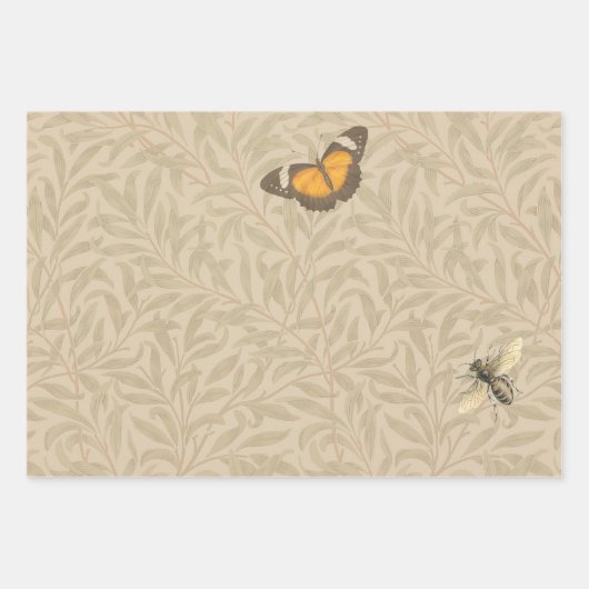 Toucan Jungle Tropical Bird Beautiful Antique Geschenkpapier Set (Vorderseite 3)