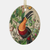 Toucan Jungle Tropical Bird Beautiful Antique Keramik Ornament (Rechts)