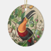 Toucan Jungle Tropical Bird Beautiful Antique Keramik Ornament (Links)