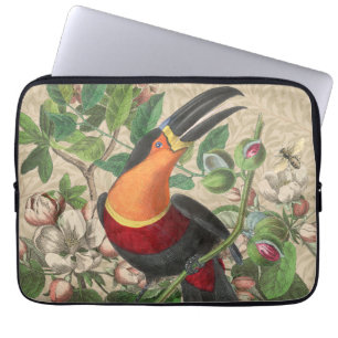 Toucan Jungle Tropical Bird Beautiful Antique Laptopschutzhülle