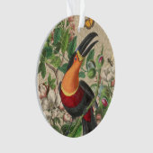 Toucan Jungle Tropical Bird Beautiful Antique Ornament (Vorderseite)
