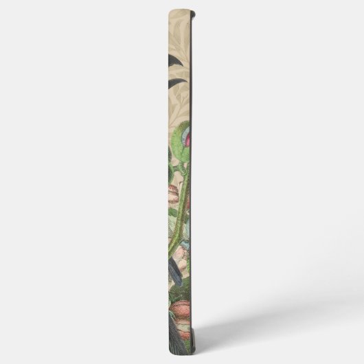 Toucan Jungle Tropical Bird Beautiful Antique Samsung Galaxy Hülle (Linke Seite)