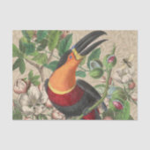 Toucan Jungle Tropical Bird Beautiful Antique Seidenpapier (Vorderseite)
