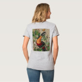 Toucan Jungle Tropical Bird Beautiful Antique T-Shirt (Rückseite Vollansicht)