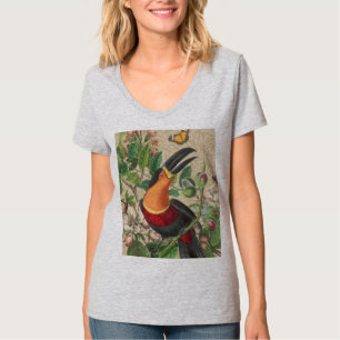 Toucan Jungle Tropical Bird Beautiful Antique T-Shirt
