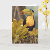 Toucan Karte (Gelbe Blume)