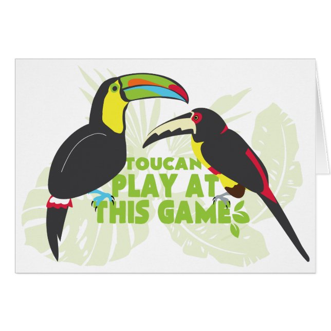 Toucan Karte (Vorderseite (Horizontal))