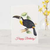 Toucan Karte (Gelbe Blume)