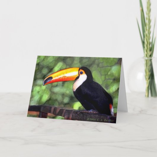 'Toucan' Karte (Vorderseite)