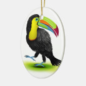 Toucan Keramik Ornament (Links)