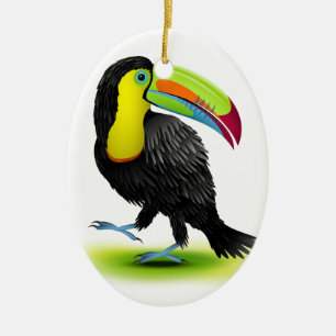 Toucan Keramik Ornament