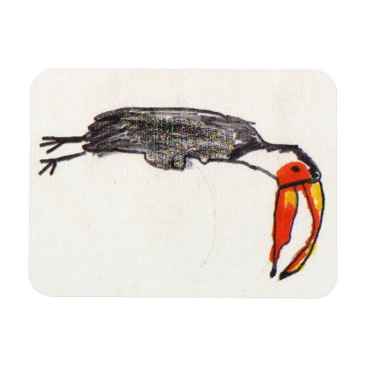 Toucan Kids Art Magnet (Horizontal)