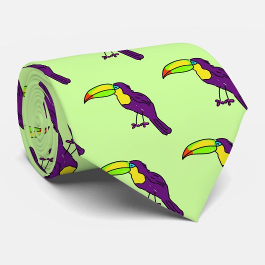 toucan krawatte (Gerollt)