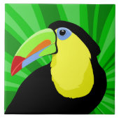 Toucan Kunst Fliese (Vorderseite)