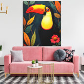 Toucan Leinwanddruck (Insitu (Wohnzimmer))