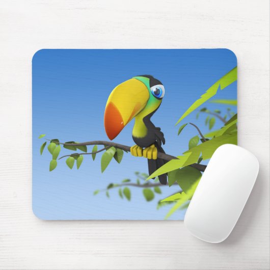 toucan mousepad (Mit Mouse)