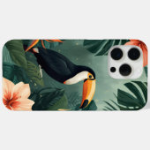 Toucan Muse Tropical Botanical Phone Case (Rückseite (Horizontal))
